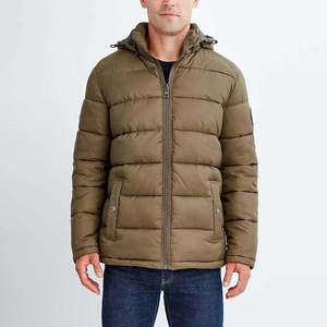 Men's Winter Hooded Puffer Jacket Thick Quilted <b>Bubble</b> <b>Coat</b> Water Resistant Warm Padded Parka Outdoor Windproof Casual Outerwear - Product Image 1