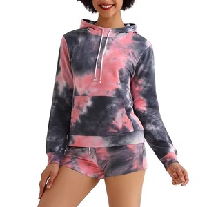 High Quality Women's Winter Sweatshirts & Hoodies 2-Piece Casual Sports Sets Long Sleeve 100% Cotton Quick Dry Breathable - Product Image 2
