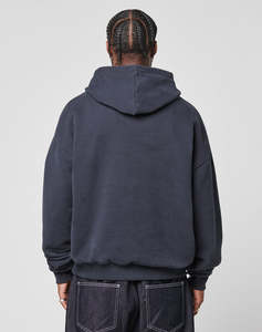 New Vintage Men's Hoodies Sweatshirts Boxy Fit Oversized Drop Shoulder Heavyweight 100% Cotton French Terry 450GSM Plain Dyed - Product Image 2
