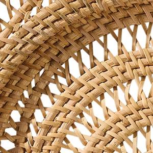 Mantel Individual Redondo de Ratán Hecho a Mano, Tapete de Mesa Tejido Natural para Decoración de Comedor, Restaurante, Hotel, Venta al por Mayor, Ecológico - Product Image 3