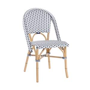 Chaise de salle à manger commerciale pour terrasse avec structure en rotin PE et style bambou – Fournisseur de mobilier d'extérieur pour restaurants et cafés - Product Image 5