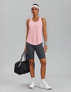 <b>Women's</b> Spandex/Polyester <b>Tank</b> <b>Top</b> Sleeveless Casual Summer Shirt Soft Comfortable Breathable Stretch Eco-Friendly Quick Dry - Product Image 3
