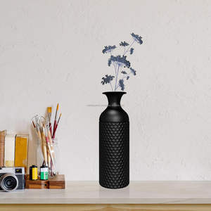Vase de luxe en métal fait main pour la décoration de table de salon moderne avec des jardinières en fer poli à un prix abordable Vase à fleurs - Product Image 3