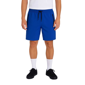 Unisex Royal Blue Embroidered <b>Shorts</b> <b>Spandex</b> Polyester Quick Dry Breathable Drawstring Pockets Elastic Waist Casual Running Gym - Product Image 6