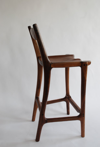 Taburete de Bar de Madera de Teca de Estilo Moderno y Rústico, Diseño Duradero para Sala de Estar, Hogar, Hotel y Fiestas - Product Image 6