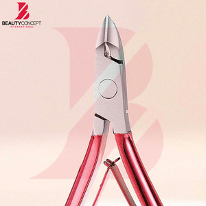 ที่ตัดหนังกำพร้าสีชมพูเคลือบอย่างดี ทำจากสแตนเลส พร้อมฝาครอบป้องกัน ใช้กำจัดหนังกำพร้าและผิวหนังที่ตายแล้ว อุปกรณ์ตกแต่งเล็บอย่างแม่นยำ - Product Image 4