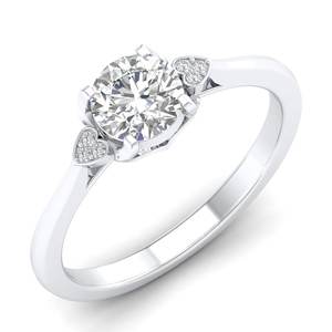 REYES Original 925 Sterling Silver GRA Certified <b>Moissanite</b> <b>Ring</b> High Quality Wedding Anniversary Gift Fine Jewelry For Women - Product Image 2