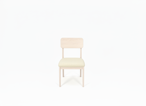 Ensemble de table basse ronde moderne avec 4 chaises en frêne massif et placage MDF, design durable et léger - Product Image 2