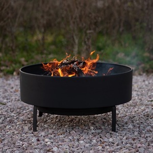 Contemporary <b>Metal</b> Fire Bowl for Modern Backyard Spaces - Product Image 2