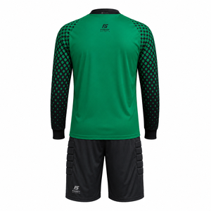 Conjunto de Uniforme de Portero de Fútbol Profesional Acolchado, Jersey de Portero de Fútbol Personalizado de Manga Larga con Pantalones Cortos, Kit de Entrenamiento con Protección - Product Image 2