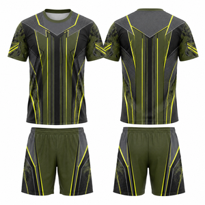 Conjunto de Camisa y Pantalones Cortos con Estampado Floral para Hombre MEGAMAPLE, Transpirable, de Poliéster, para Uso en Exteriores de Verano - Product Image 1