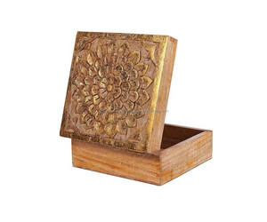 2024 haute qualité Style traditionnel palissandre bibelot bijoux stockage organisateur boîte sculpté boîtes en bois - Product Image 4