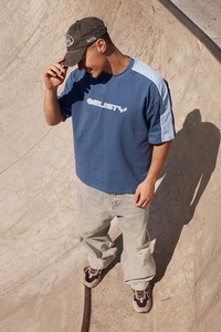 mens oversized cotton drop shoulder t shirt loose fit heavy cotton tshirt manufacturer supplier oversized t-shirt - Product Image 5