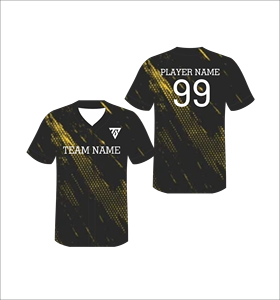 เสื้อเบสบอลแบบกำหนดเอง พิมพ์ลายพราง คอวี แขนสั้น ระบายอากาศได้ดี โพลีเอสเตอร์ สำหรับผู้ใหญ่ ทุกเพศ ทุกฤดู - Product Image 3