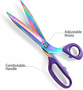 Tijeras de sastre de grado industrial, tijeras para tela, herramienta de corte de precisión afilada de acero inoxidable de alta resistencia - Product Image 3