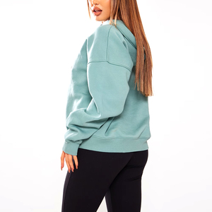 WARPRO INDUSTRY Sudaderas con Capucha para Mujer, 100% Algodón, Sólidas, Transpirables, de Secado Rápido, Tela de 280g, con Bolsillos, para Invierno, Gimnasio, Viajes, Uso Diario - Product Image 2