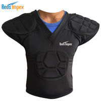 Épaulière de rugby Rembourrage en mousse EVA Protection légère et résistante Épaulière de rugby à coutures durables