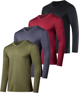 T-shirt homme manches longues en polyester pour la gym, le yoga et les occasions décontractées - Product Image 3