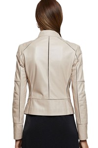 Nueva Chaqueta de Cuero Clásica para Mujer, Venta al por Mayor, Fabricante de Ropa Exterior Informal Personalizada para Damas - Product Image 2