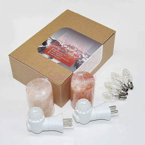 Lámpara de Sal del Himalaya de Aspecto Moderno, Lámpara de Sal del Himalaya de Cristal Natural, Decoración de Mesa, Lámpara de Sal del Himalaya en Venta - Product Image 6