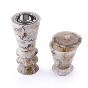 Quemador de Incienso y Porta Incienso de Resina Árabe de Lujo, Elegante Mubkhar Tradicional para Oud, Fragancia de Bakhoor, Decoración Árabe para el Hogar - Product Image 6