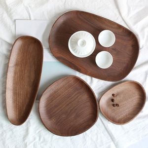 Juego de platos de madera para servir la cena, la mejor opción en platos y vajilla de madera de lujo para la cocina, juegos de vajilla ecológicos. - Product Image 4