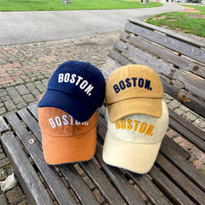 Gorra de Béisbol Retro Vintage Ajustable para Bebé, de Alta Calidad, con Logotipo de Letras, Lona Teñida Lavada, Estilo Deportivo Común, Venta al por Mayor - Product Image 4