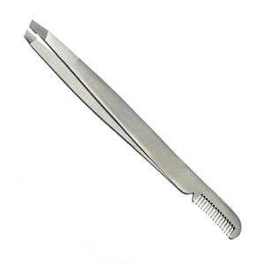 Pinzas para Cejas Profesionales Hechas a Mano, Reutilizables, de Acero Inoxidable de Alta Calidad, Diseño Personalizado con Punta Redondeada - Product Image 3