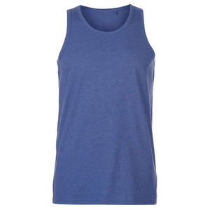 Débardeur sans manches respirant et à séchage rapide pour homme, col rond, décontracté, sportif, tricoté, pour la gym, le fitness, les entraînements, vêtements de sport, couleur unie, 100% coton - Product Image 4