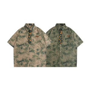 Chemise à fleurs de style thaïlandais, chemise hawaïenne à manches courtes pour homme, vêtements d'été - Product Image 3
