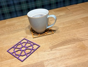 Laser Cut Metal Coaster For Stylish Home Decor Kitchen <b>Table</b> <b>Protection</b> During Cooking And Serving For Hospitality Use In Hotels - Product Image 6