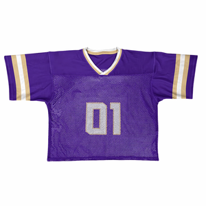 High Quality 100% Polyester Solid Short American Football Jersey Custom Breathable <b>Mesh</b> Team Sportswear Stitched Logo Anti-UV - Product Image 4