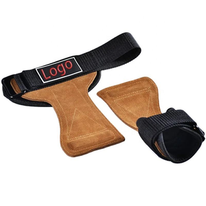 Poignées de gymnastique en cuir PU avec logo personnalisé, confortables pour hommes et femmes, protège-paumes pour entraînement CrossFit, fournisseur OEM - Product Image 6