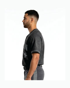 Camiseta de Béisbol Aureon para Hombre, Manga Corta, Poliéster que Absorbe la Humedad, Uniforme de Equipo, para Todas las Temporadas, Corte Regular - Product Image 4