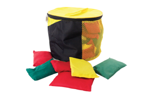 Sac de transport pour 50 sacs de Cornhole, en tissu maillé robuste, pliable, léger, avec poignée portable, multi-usage - Product Image 6