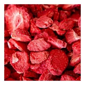 FRUITS DE LA MERVEILLEUSE SÉRIE : Fraise lyophilisée 2026, la plus vendue, pour régimes hypocaloriques, fruit tropical pur, sûr et certifié, collation fruitée saine - Product Image 2