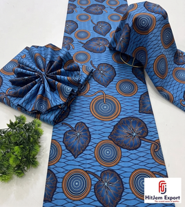 Tela Ligera de Algodón 100% con Estampado Africano Personalizado de Tanzania, Material para Vestidos y Camisas Ankara, Exportación Hitjem, Tela Personalizada - Product Image 2