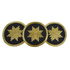 Stylish <b>Table</b> <b>Mats</b> With Beads Design Pads for Home Decoration Tableware Dinning <b>Table</b> Party and Wedding Design Placemats - Product Image 1