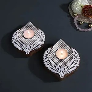 Support à bougie en bois de qualité supérieure, décoration rustique pour la maison, centre de table, cadeau pour mariage, Noël, événement, décoration artisanale pour la maison - Product Image 6