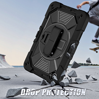 Funda Resistente para Tablet con Protección de 360 Grados °   Soporte Giratorio, Correa de Mano Ajustable, Protección Resistente a Impactos para la Funda de Redmi Pad 2 9.7