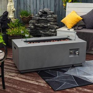 Mesa de Fogata de Propano para Exteriores con Soporte para Tanque, para Entretenimiento al Aire Libre - Product Image 2