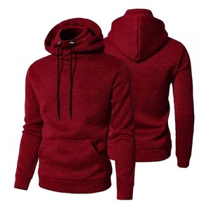 Sudaderas con Capucha de Color Sólido, Sudaderas Extra Grandes para Hombre, Sudaderas Personalizadas al por Mayor, Sudaderas de Corte Regular, Servicio OEM ODM - Product Image 3