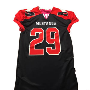 Maillot de football américain Numéro de nom d'équipe personnalisé de haute qualité Maillot de football américain réversible Impression par sublimation Vente en gros - Product Image 1