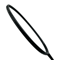 Raqueta de Bádminton Profesional con Cubierta de Carbono, Empuñadura de PU, Dureza Moderada, Ligera (85g)