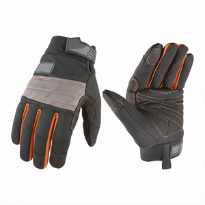 Guantes Mecánicos Amara de Cuero Sintético Reforzado con Logotipo Personalizado, Antivibración, Resistentes a Cortes, de Alta Resistencia, para Seguridad Laboral - Product Image 2