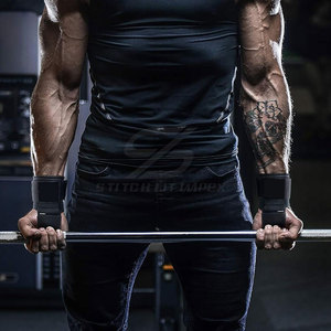 ตะขอเกี่ยวข้อมือสำหรับยกน้ำหนักแบบแบน ขนาดสั่งทำได้ น้ำหนักเบา สำหรับออกกำลังกายและฝึกซ้อมยกน้ำหนัก - Product Image 5