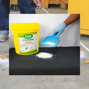 เม็ดดูดซับสารเคมีชนิดเม็ดขนาดใหญ่สำหรับอุตสาหกรรม ขนาด 10 ลิตร สำหรับทำความสะอาดการรั่วไหลของน้ำมัน สารเคมี และของเหลวในโรงงานและคลังสินค้า - Product Image 3