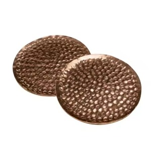 Creative Copper Coaster Set Decorative <b>Table</b> <b>Protector</b> for Cups Mugs Wine Glasses Restaurant Bar Hotel Dining - Product Image 4