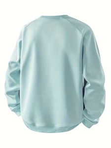 Sudadera Suave al Tacto de Manga Larga para un Uso Diario Cómodo y para Combinar en Capas, Diseñada para una Vida Relajada y Actividades Cotidianas - Product Image 5