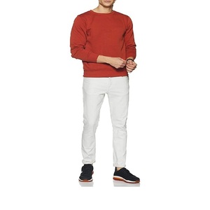 Sweat-shirts à capuche pour hommes de haute qualité, coupe classique, en coton uni, col rond, épaules classiques, coupe courte - Product Image 3